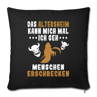 Geschenke für Oma und Opa Kissenbezug - Ich gehe Menschen erschrecken Altersheim