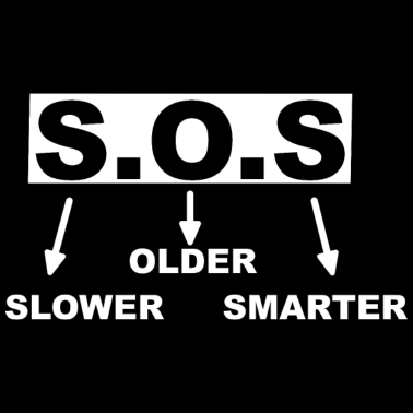 Motiv Slower Older Smarter Geschenk