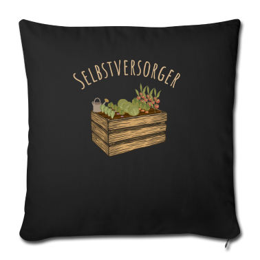 Geschenke für Oma und Opa Kissenbezug - Selbstversorger am Hochbeet Gemüse Gärtner