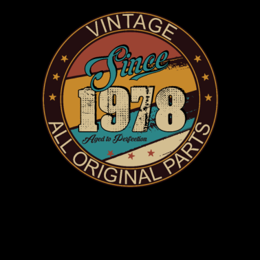Motiv Vintage Geburtstag Jahrgang 1978 retro