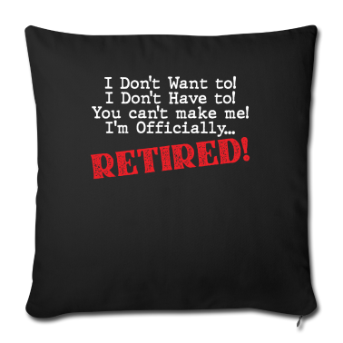 Geschenke für Oma und Opa Kissenbezug - Rentner muss nichts mehr Ruhestand lustig