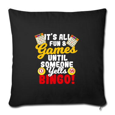 Geschenke für Oma und Opa Kissenbezug - Lustiger Bingo Spruch