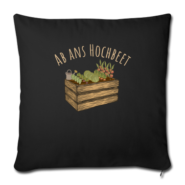 Geschenke für Oma und Opa Kissenbezug - Ab ans Hochbeet Gemüse Gärtner und Hobbygärtner