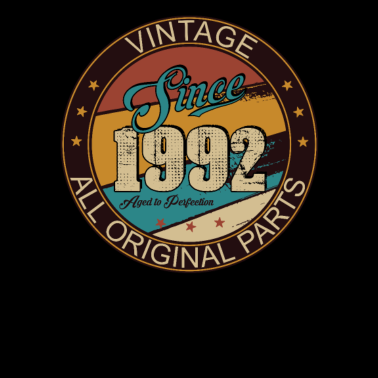 Motiv Vintage Geburtstag Jahrgang 1992 retro