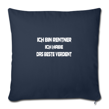 Geschenke für Oma und Opa Kissenbezug - Rente Rentner verdienter Ruhestand Lebensabend