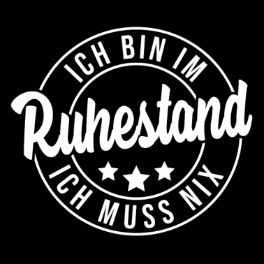 Motiv Rentner Geschenk Ruhestand Rente Oma Opa Senioren