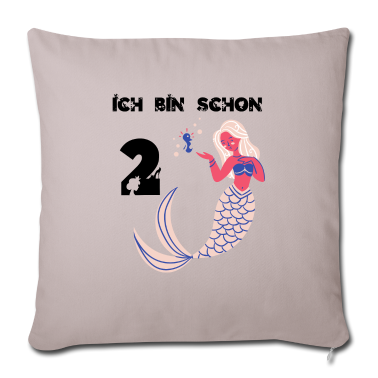 Geschenke für Oma und Opa Kissenbezug - Meerjungfrau 2 Kindergeburtstag Mädchen Geschenk