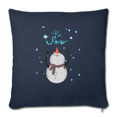 Geschenke für Oma und Opa Kissenbezug - Schneemann Winter Weihnachten Xmas Geschenk