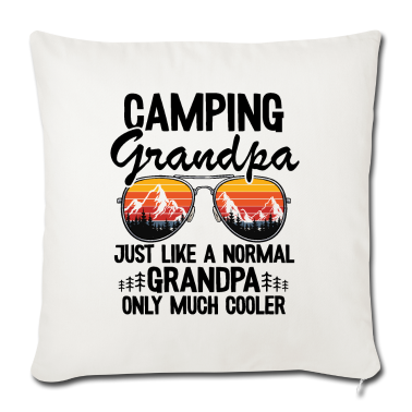 Geschenke für Oma und Opa Kissenbezug - Camping Opa Camper Großvater Vatertag Wohnwagen
