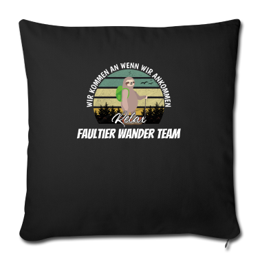 Geschenke für Oma und Opa Kissenbezug - Faultier Sloth Wanderung Team Entspannung Geschenk
