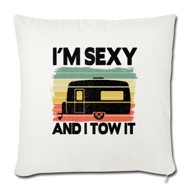 Geschenke für Oma und Opa Kissenbezug - Camping Spruch Lustig Camper Wohnwagen USA