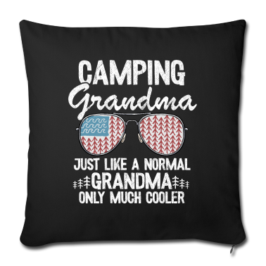Geschenke für Oma und Opa Kissenbezug - Camping Oma Camper Großmutter Vatertag Wohnwagen