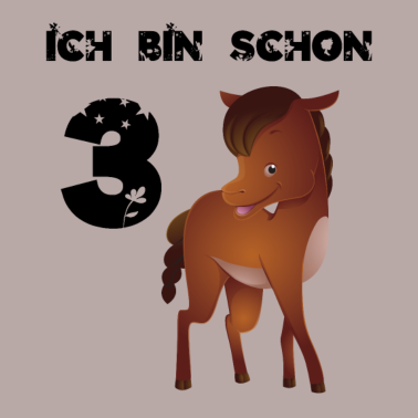Motiv Pferdchen 3. Kindergeburtstag Mädchen Geschenk
