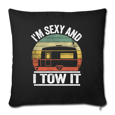 Geschenke für Oma und Opa Kissenbezug - Camping Spruch Lustig Camper Wohnwagen USA