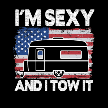 Motiv Camping Spruch Lustig Camper Wohnwagen USA