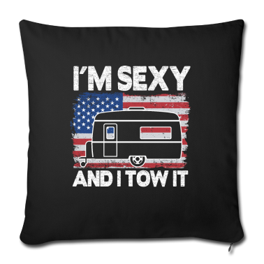 Geschenke für Oma und Opa Kissenbezug - Camping Spruch Lustig Camper Wohnwagen USA