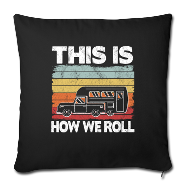 Geschenke für Oma und Opa Kissenbezug - Camper Geschenk 5th Wheel Wohnwagen Lustig Camping