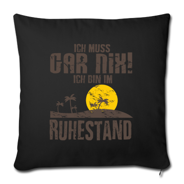 Geschenke für Oma und Opa Kissenbezug - Rente Ruhestand Rentner Rentnerin Senior Geschenk