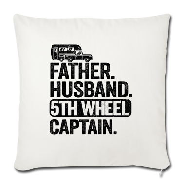 Geschenke für Oma und Opa Kissenbezug - Vater Ehemann 5th Wheel Kapitän Camping Camper