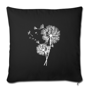 Geschenke für Oma und Opa Kissenbezug - Oma Pusteblume Geschenk Blumenmotiv Oma Geschenk