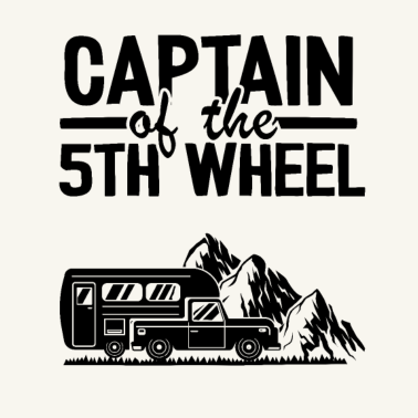 Motiv 5th Wheel Kapitän Camping Papa Camper Fifth