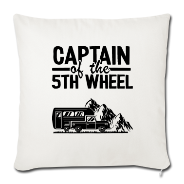 Geschenke für Oma und Opa Kissenbezug - 5th Wheel Kapitän Camping Papa Camper Fifth