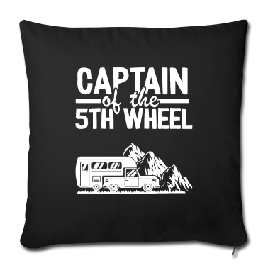 Geschenke für Oma und Opa Kissenbezug - 5th Wheel Kapitän Camping Papa Camper Fifth