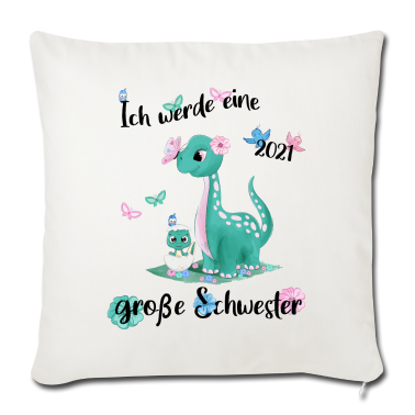Geschenke für Oma und Opa Kissenbezug - Schwangerschaft verkünden - Große Schwester 2021