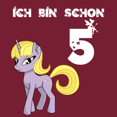 Motiv Süßes Einhorn 5. Kindergeburtstag Mädchen Geschenk
