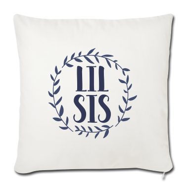 Geschenke für Oma und Opa Kissenbezug - Little Sis / Kleine Schwester