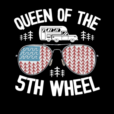 Motiv 5th Wheel König Camping Mama Camper Oma Fifth