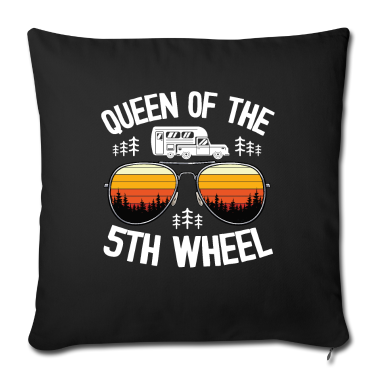 Geschenke für Oma und Opa Kissenbezug - 5th Wheel König Camping Mama Camper Oma Fifth