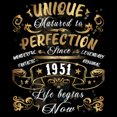 Motiv 70 Geburtstag Geschenk Jahrgang 1951 deko