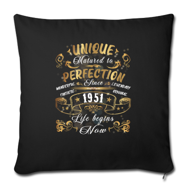 Geschenke für Oma und Opa Kissenbezug - 70 Geburtstag Geschenk Jahrgang 1951 deko