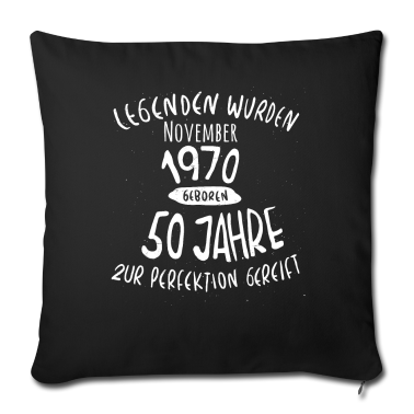Geschenke für Oma und Opa Kissenbezug - November 1970 Wurden Legenden Geboren Geschenkidee