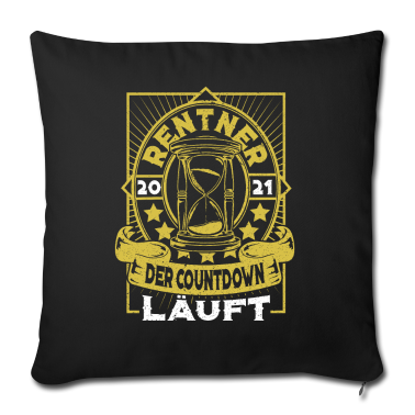 Geschenke für Oma und Opa Kissenbezug - Rentner 2021 Der Countdown läuft Rente Ruhestand