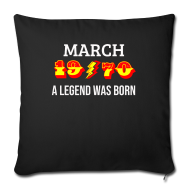 Geschenke für Oma und Opa Kissenbezug - 1970 Legenden Spruch Geschenk 51.Geburtstag