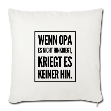 Geschenke für Oma und Opa Kissenbezug - Opa Oma Großeltern Großvater T-Shirt Geschenkidee