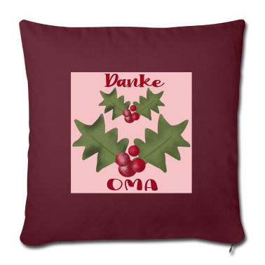 weihnachtsgeschenk oma Kissenbezug - DANKE OMA WEIHNACHTSGESCHENKE FÜR GROßELTERN