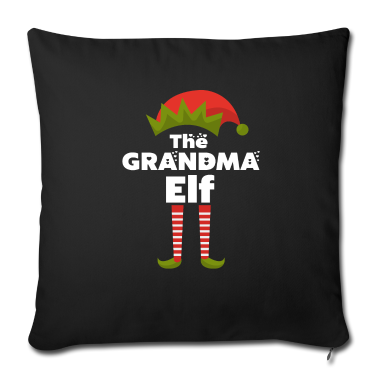 weihnachtsgeschenk oma Kissenbezug - Oma Elf Group Matching Family Weihnachtsgeschenk