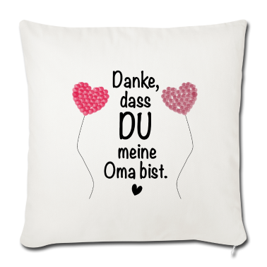 weihnachtsgeschenk oma Kissenbezug - Geburtstagsgeschenk Oma
