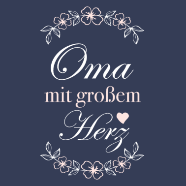 Motiv Geschenk Oma mit großem Herz
