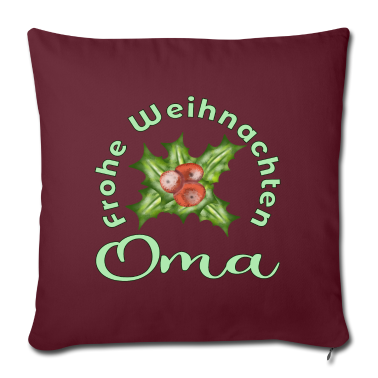 weihnachtsgeschenk oma Kissenbezug - Frohe Weihnachten Oma Weihnachtsgeschenke OMI