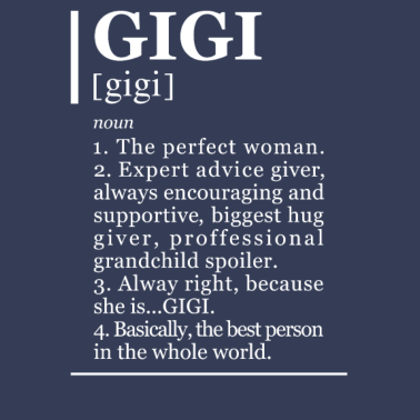 Motiv Gigi Definition Oma Weihnachtsgeschenke Frauen Gran