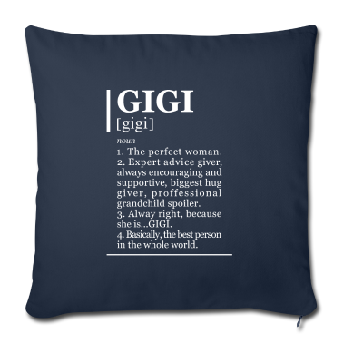 weihnachtsgeschenk oma Kissenbezug - Gigi Definition Oma Weihnachtsgeschenke Frauen Gran