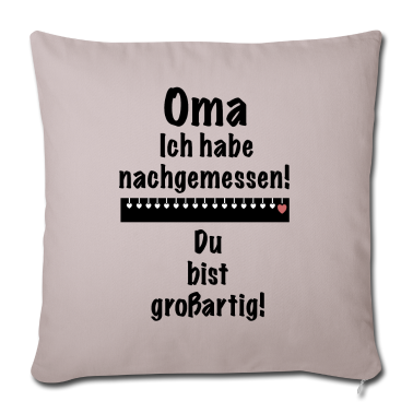 weihnachtsgeschenk oma Kissenbezug - Oma ist großartig - Kleine Aufmerksamkeit