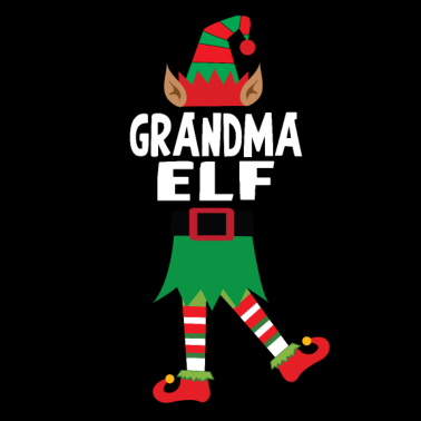 Motiv Oma Elf Großmutter Kostüm Spaß Weihnachtsgeschenk
