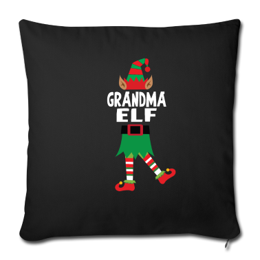 weihnachtsgeschenk oma Kissenbezug - Oma Elf Großmutter Kostüm Spaß Weihnachtsgeschenk
