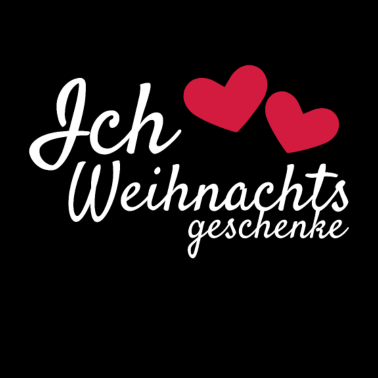 Motiv Ich liebe Weihnachtsgeschenke