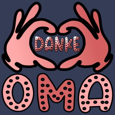 Motiv DANKE OMA HERZEN VERSCHENKE LIEBE